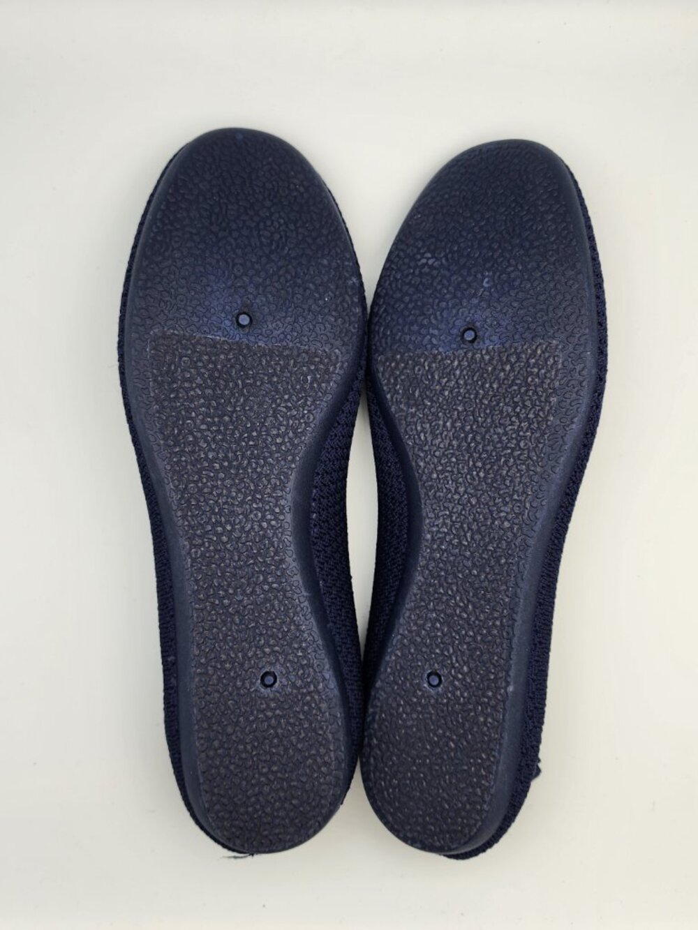Navy Knit Ballet Flats | Women's 9 - Picture 6 of 17